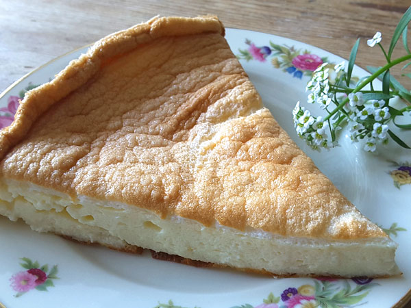 Kleine Variation: Quarkkuchen mit Baiser-Haube