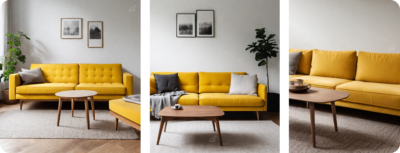 Ist es mutig, ein quietschgelbes Sofa ins Wohnzimmer zu stellen?