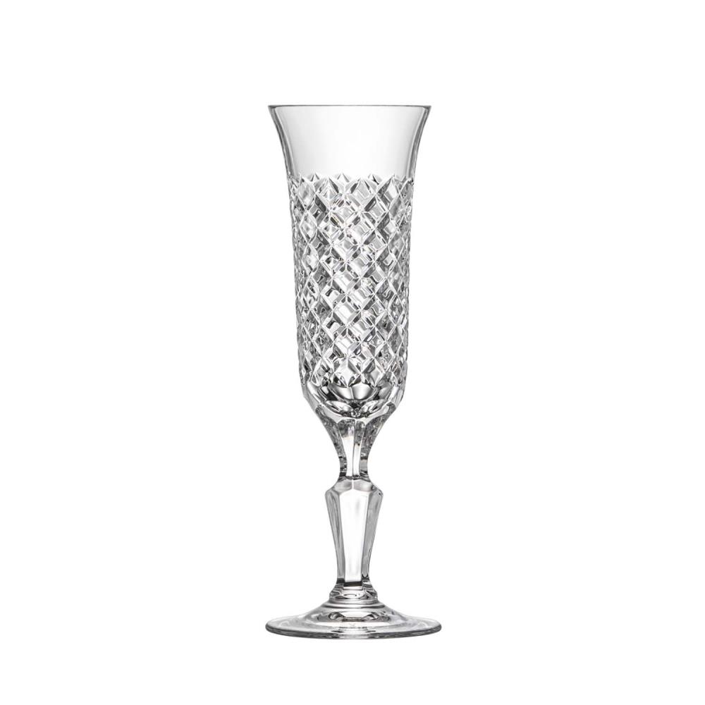 Sektglas Kristall Karo clear (22 cm)