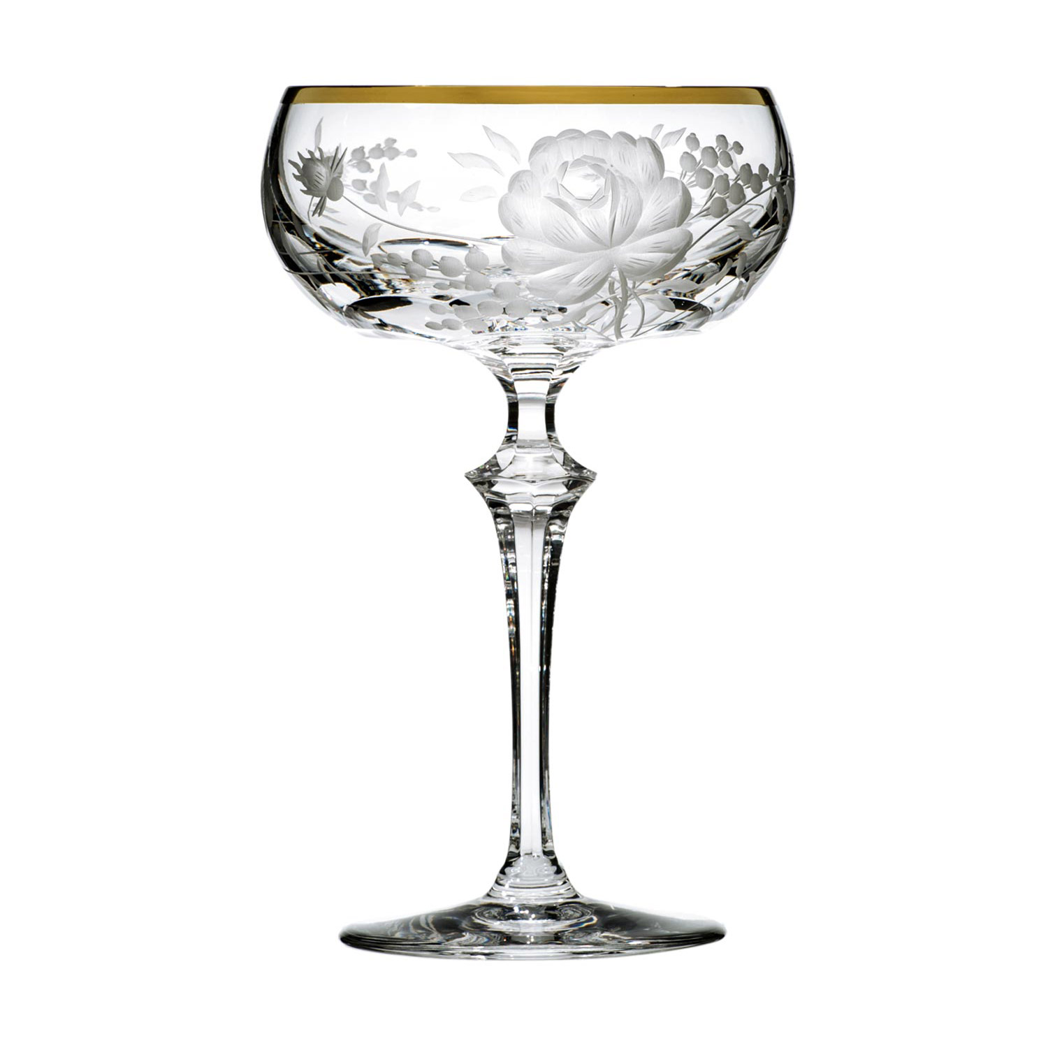 Cocktailglas Kristall Primerose Gold (17 cm)