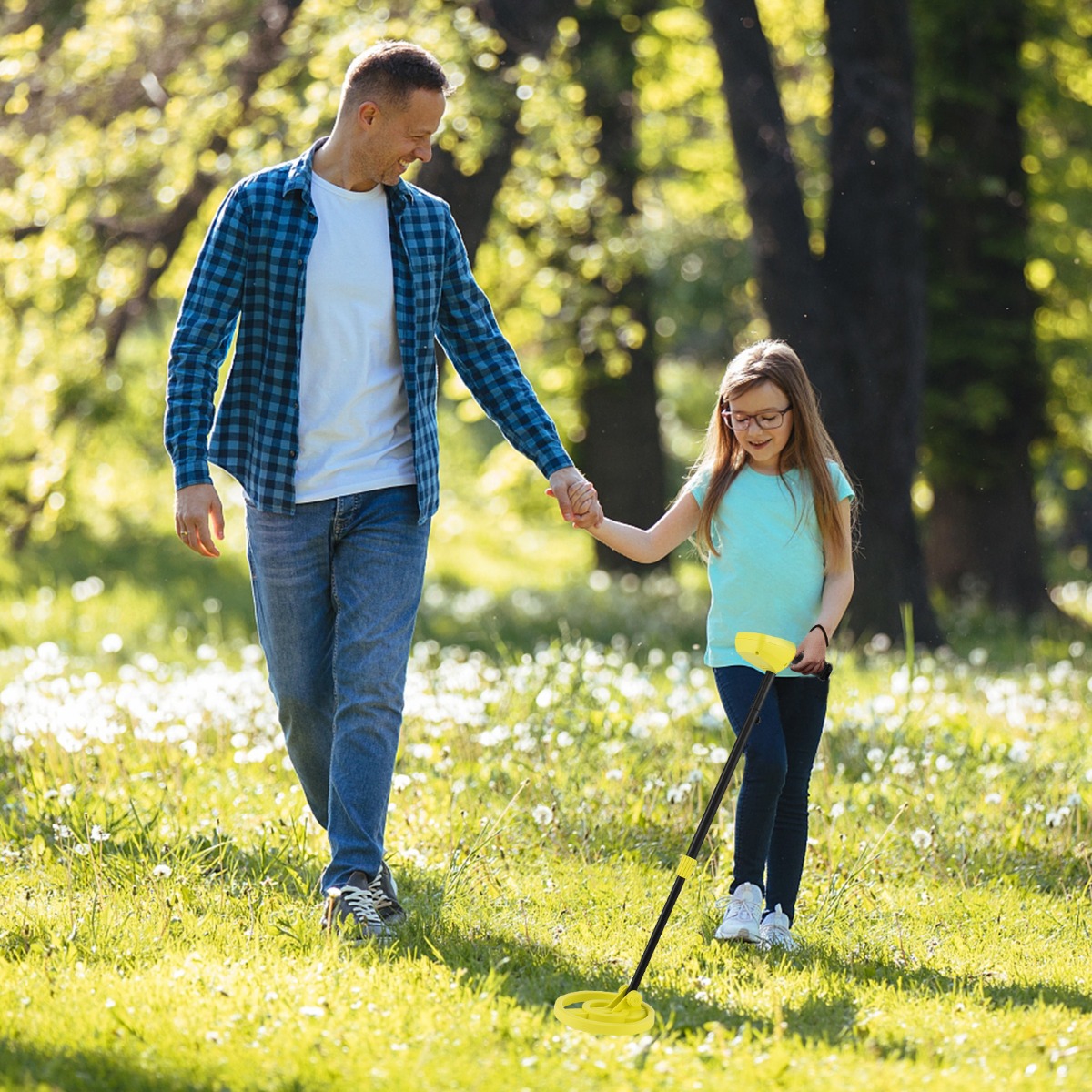 Metalldetektor für Kinder Hochpräzise Metallsuchgerät 10 cm Tiefe für Outdoor-Schatzsuche