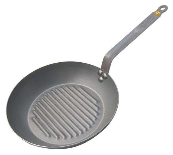 De Buyer Grillpfanne 32 cm – Eisenpfanne