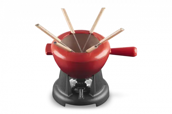 Le Creuset Gusseisen Käsefondue Set