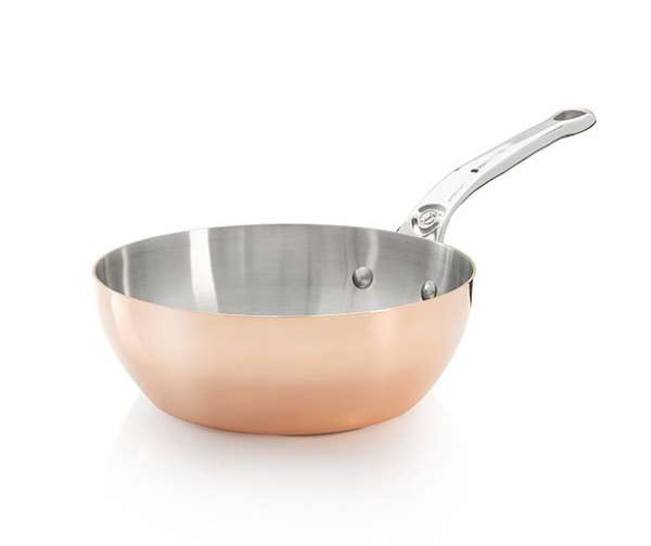 De Buyer Kupfer Sauteuse Induktion konisch 24 cm