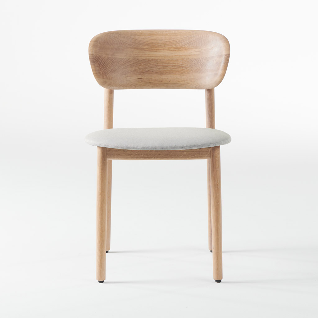 Insan – Janu Dining Chair- moderner Esszimmerstuhl aus Holz mit Polster