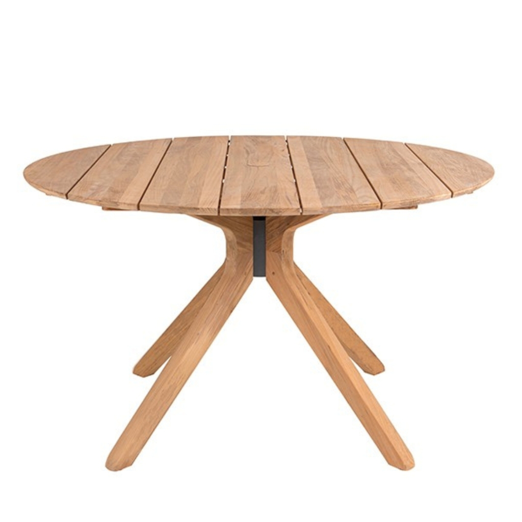 Traditional Teak – Carmen Table – runder Gartentisch aus Teakholz