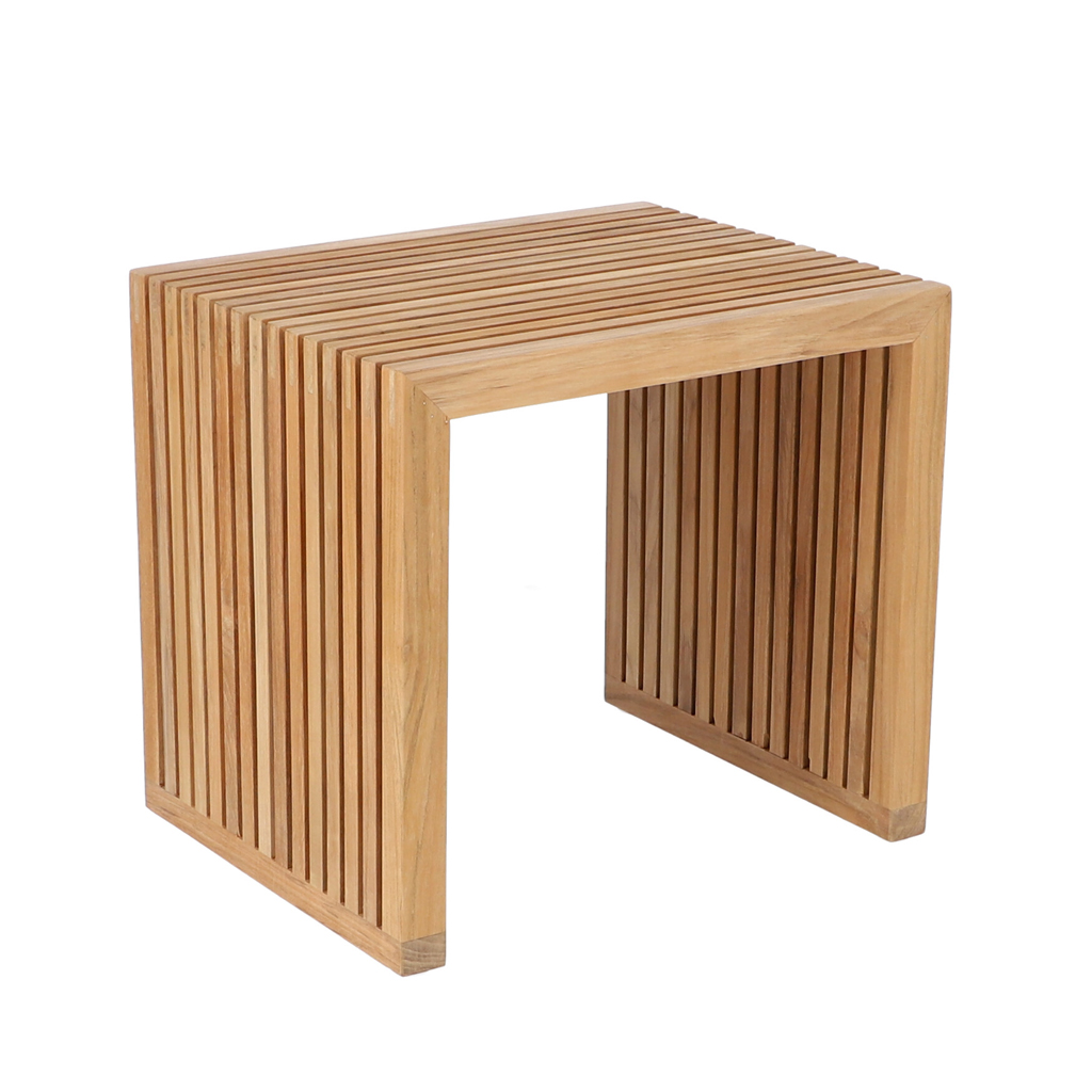 Jan Kurtz – Tivoli – Hocker aus zertifiziertem Teak im modernen Design