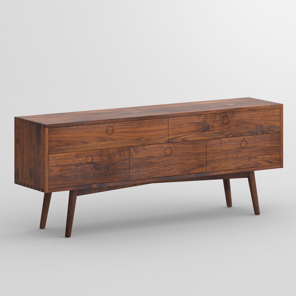 vitamin design – Ambio – modernes Massivholz Sideboard in 14 Holzarten