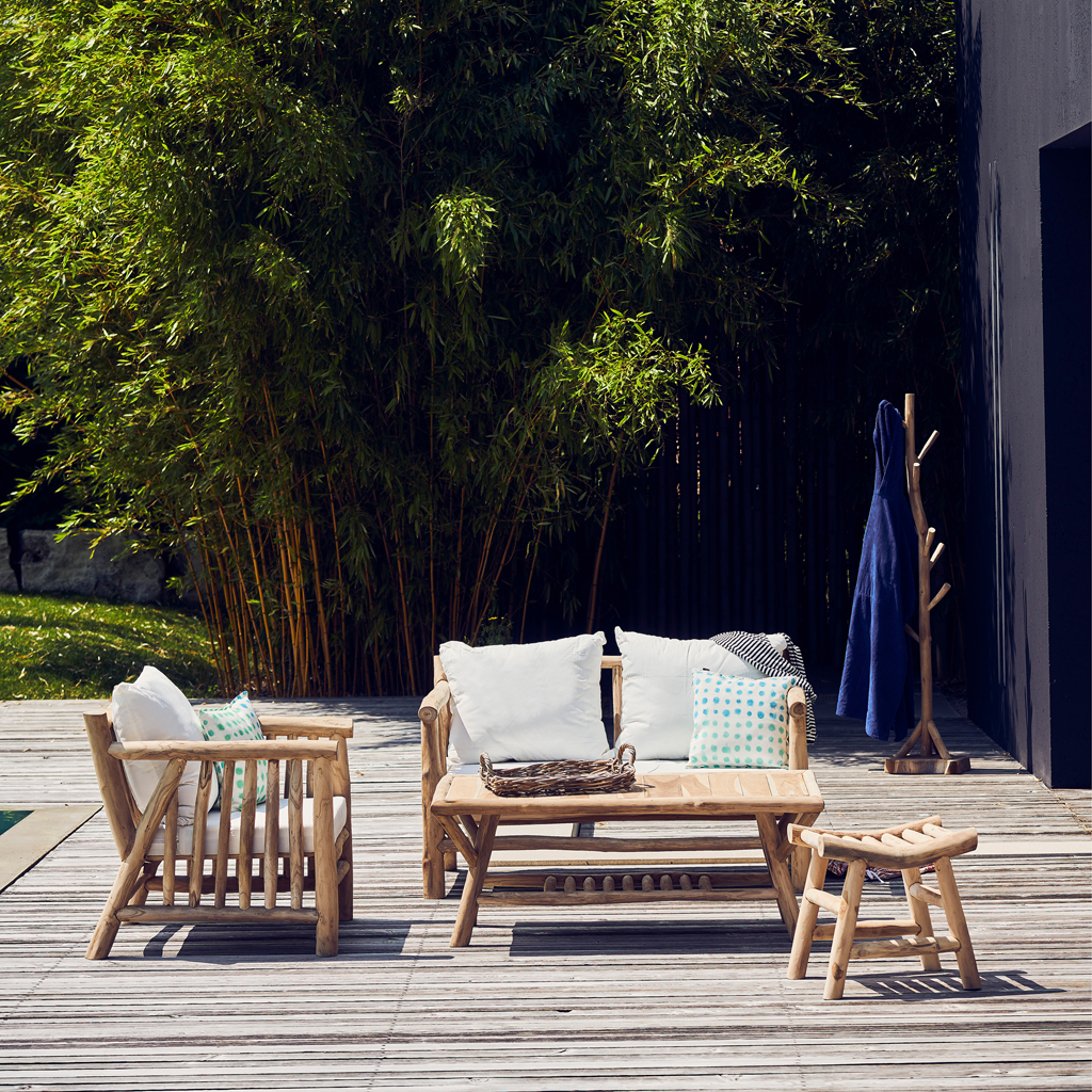 Jan Kurtz – Fred – individuell gestaltbare Outdoor Lounge aus Teakholz