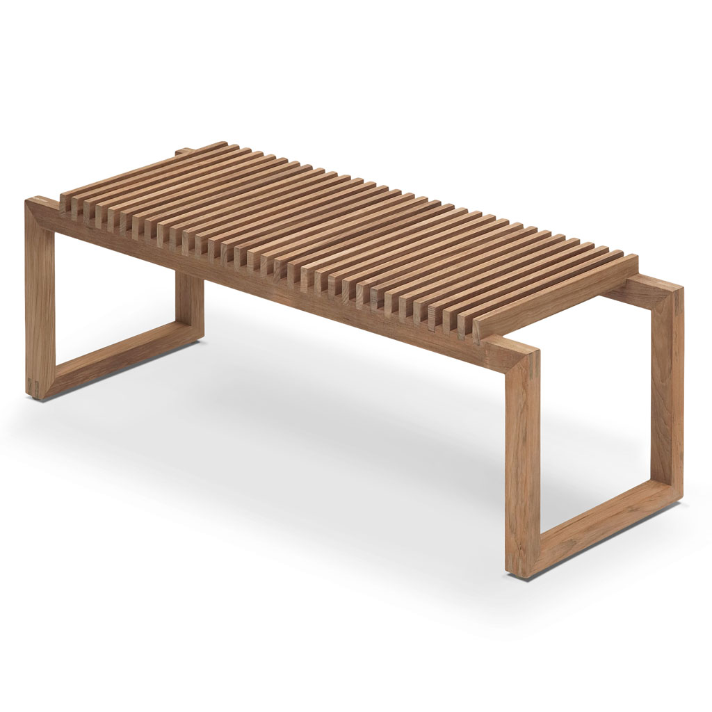 Skagerak – Cutter Bench – Massivholz-Sitzbank aus Teak oder Eichenholz