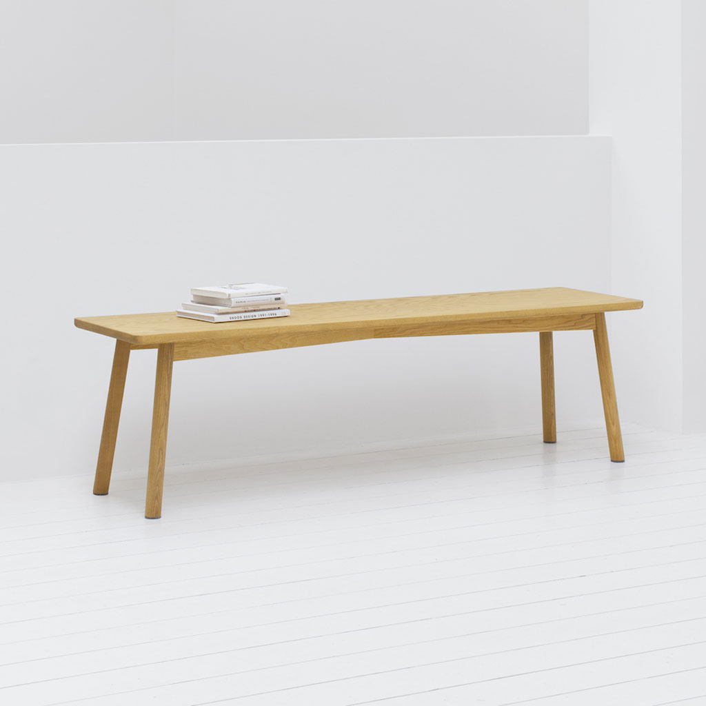 Stattmann – Profile Bench – Design Sitzbank aus Massivholz – 160/120cm