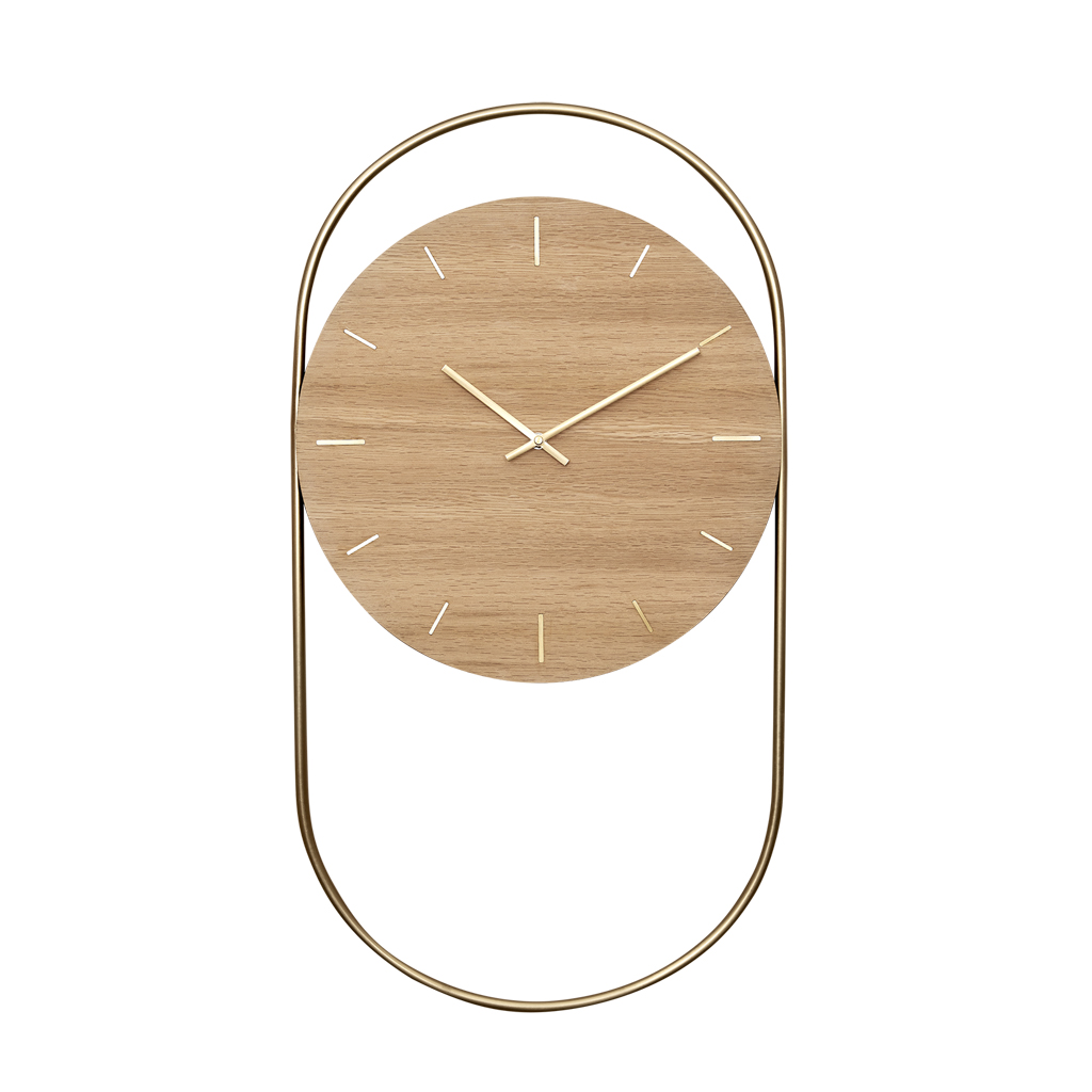 Andersen Furniture – A-Wall Clock – Wanduhr aus Eichenholz in 2 Farben