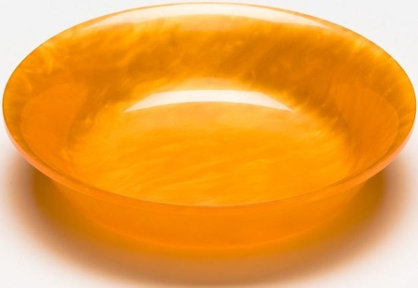 G.F. Heim Söhne Müslischale / Dessertschale aus Acrylglas orange 16,5cm