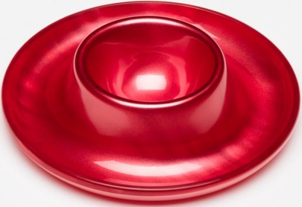 G.F. Heim Söhne Eierbecher aus Acrylglas rot 10cm