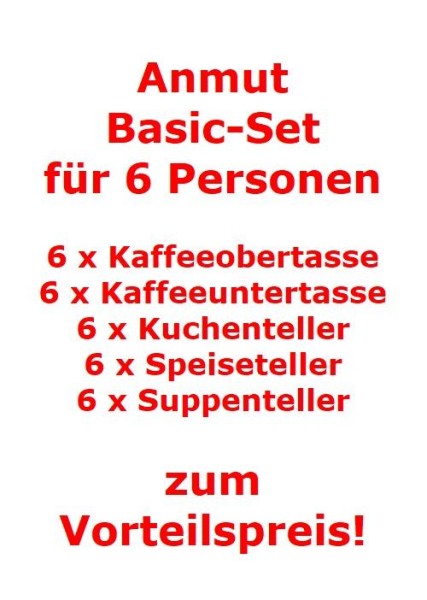 Villeroy & Boch Anmut Basic-Set für 6 Personen / 30 Teile