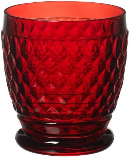 Villeroy & Boch Boston Coloured Becher / Wasserglas / Saftglas / Cocktailglas Red 10cm 200ml