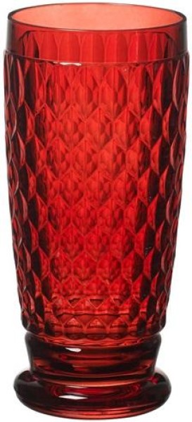 Villeroy & Boch Boston Coloured Longdrinkglas / Bierbecher Red 16,2cm 300ml