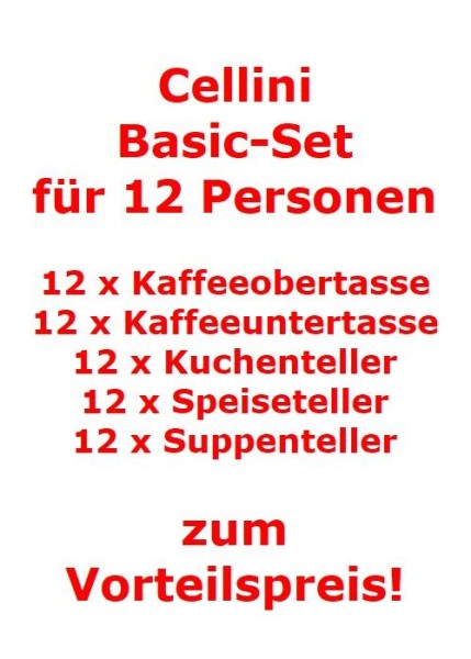 Villeroy & Boch Cellini Basic-Set für 12 Personen / 60 Teile