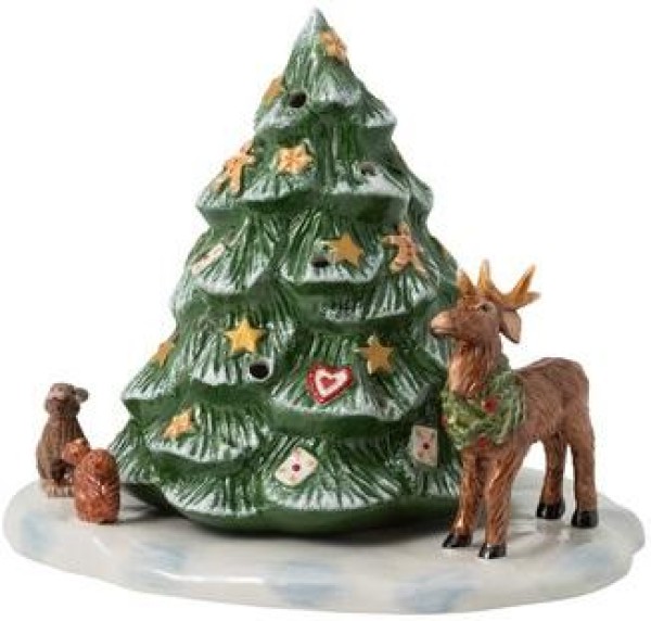 Villeroy & Boch Christmas Toys Weihnachtsbaum mit Wildtieren 23x17x17cm