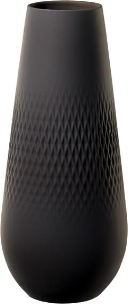 Villeroy & Boch Manufacture Collier noir Vase Carré hoch 11,5×11,5x26cm