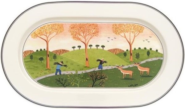 Villeroy & Boch Design Naif Platte oval 34x23cm