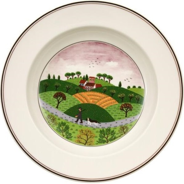 Villeroy & Boch Design Naif Suppenteller Jäger 21cm