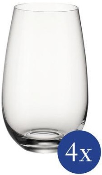 Villeroy & Boch Entrée Becher 3 (Wasserglas / Saftglas / Cocktailglas) Set 4tlg. je 14,3cm 620ml