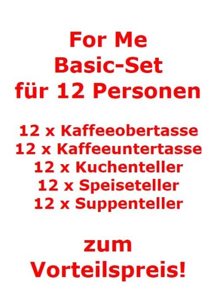 Villeroy & Boch For Me Basic-Set für 12 Personen / 60 Teile