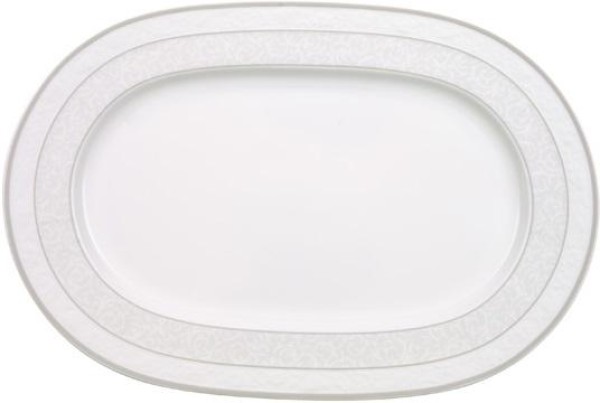 Villeroy & Boch Gray Pearl Platte oval klein 35x24cm