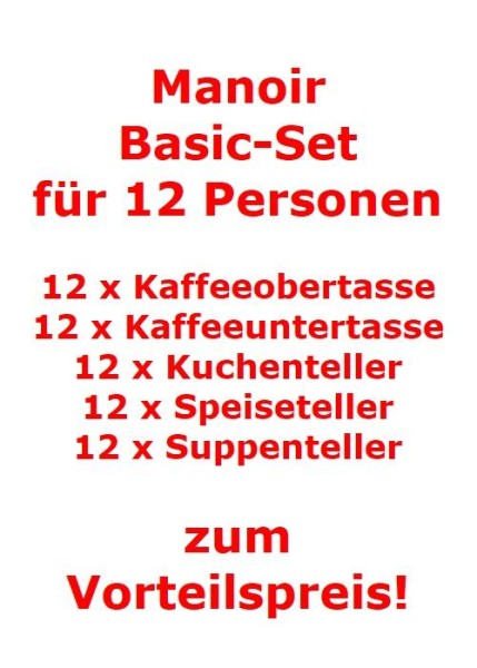 Villeroy & Boch Manoir Basic-Set für 12 Personen / 60 Teile