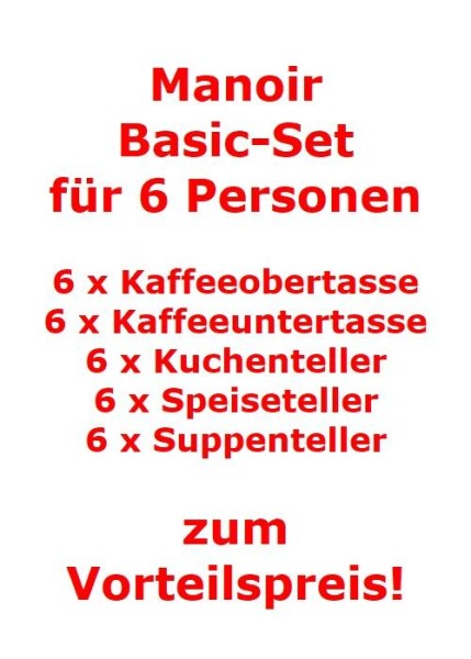 Villeroy & Boch Manoir Basic-Set für 6 Personen / 30 Teile