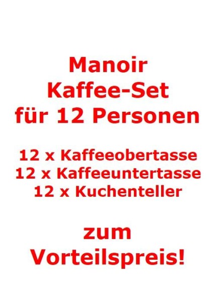 Villeroy & Boch Manoir Kaffee-Set für 12 Personen / 36 Teile