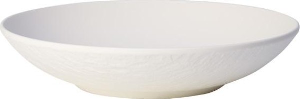 Villeroy & Boch Manufacture Rock Blanc Schale flach / Suppenteller 23,5cm