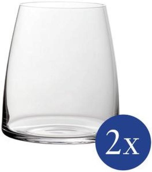 Villeroy & Boch Signature MetroChic Wasserglas / Saftglas / Cocktailglas Set 2tlg. je 11cm 565ml