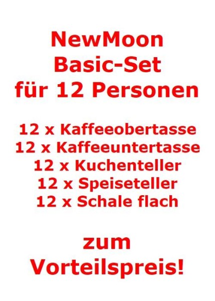 Villeroy & Boch NewMoon Basic-Set für 12 Personen / 60 Teile