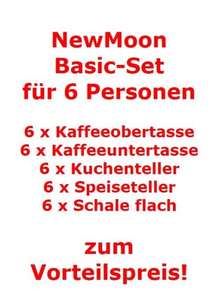 Villeroy & Boch NewMoon Basic-Set für 6 Personen / 30 Teile