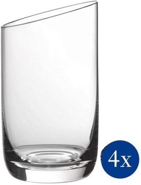 Villeroy & Boch NewMoon Becher / Wasserglas / Saftglas / Cocktailglas Set 4tlg. 225ml