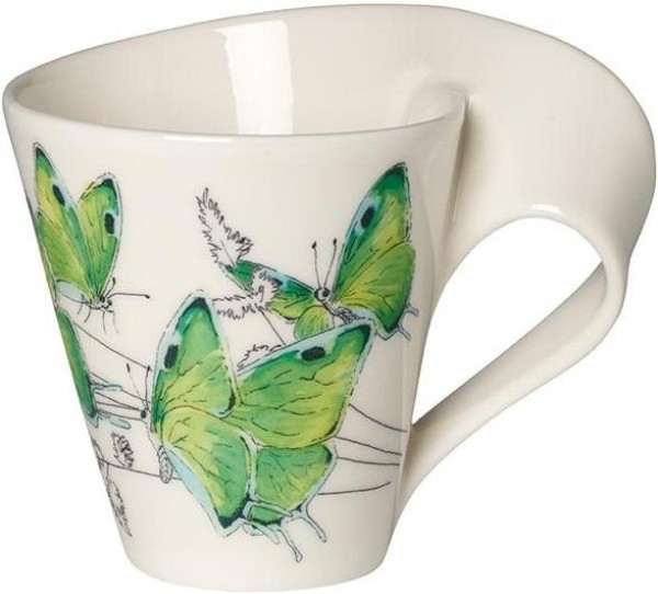 Villeroy & Boch NewWave Caffè Deep green hairstreak Becher mit Henkel 300ml