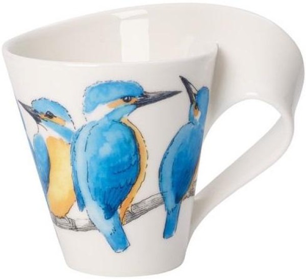 Villeroy & Boch NewWave Caffé Eisvogel Becher mit Henkel 300ml