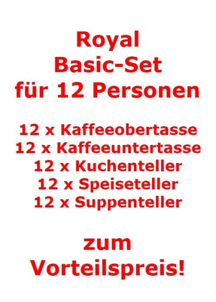 Villeroy & Boch Royal Basic-Set für 12 Personen / 60 Teile