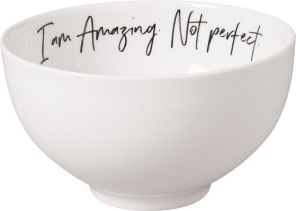 Villeroy & Boch Statement Bol „I´m amazing. Not perfect.“ 470ml