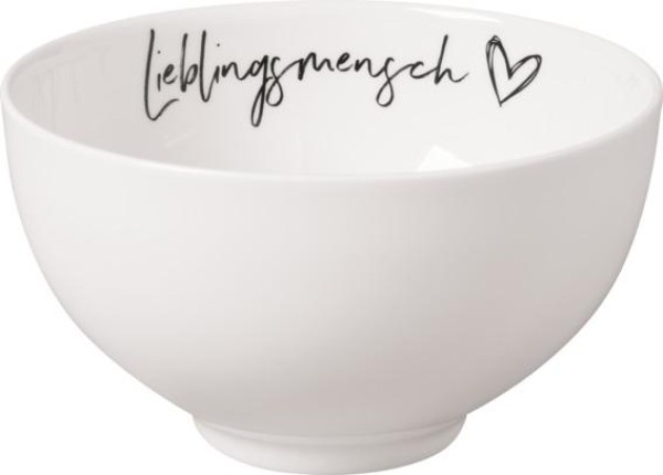 Villeroy & Boch Statement Bol „Lieblingsmensch“ 470ml