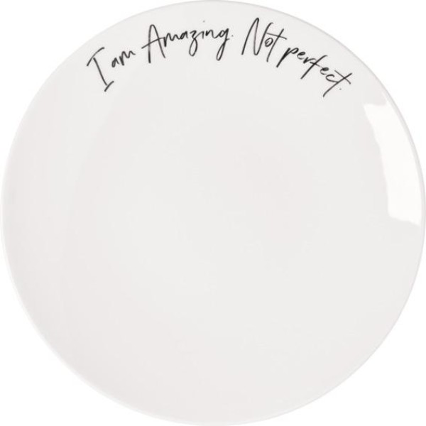 Villeroy & Boch Statement Frühstücksteller / Kuchenteller „I´m amazing. Not perfect.“ 21cm