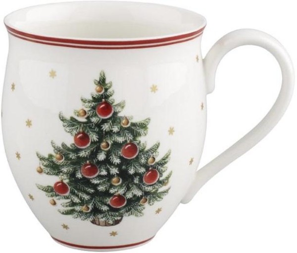 Villeroy & Boch Toy’s Delight Becher mit Henkel: Tannenbaum 0,34l