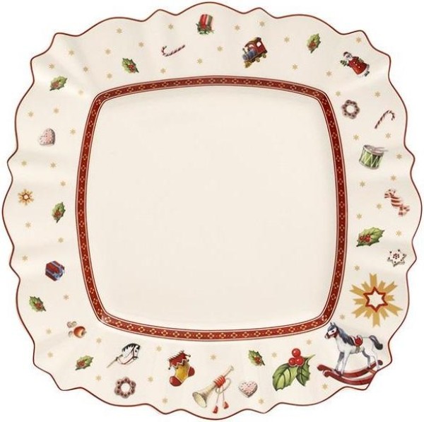 Villeroy & Boch Toy’s Delight Speiseteller eckig weiß 28,5×28,5cm