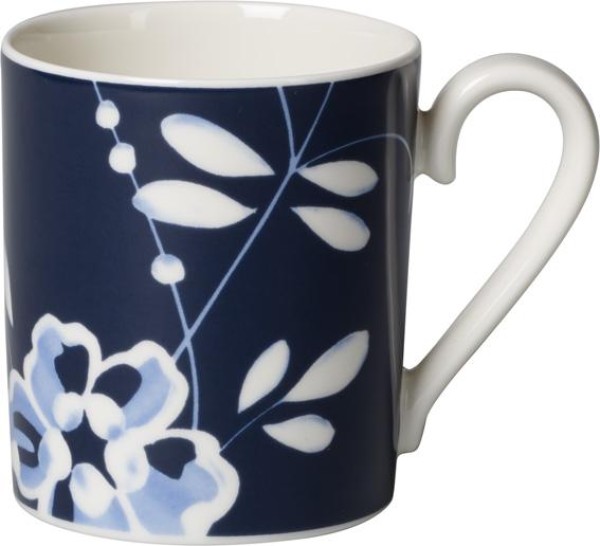 Villeroy & Boch Vieux Luxembourg Brindille Becher mit Henkel Blau 250ml