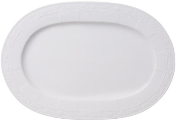 Villeroy & Boch White Pearl Platte oval 35x24cm