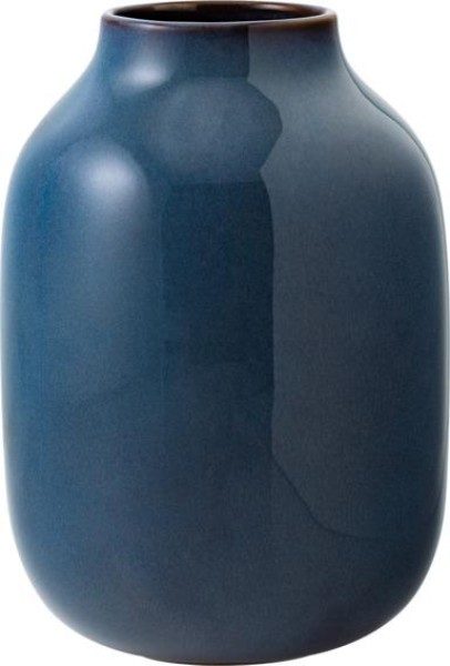 like. by Villeroy & Boch Lave Home Vase Nek bleu uni groß 220mm