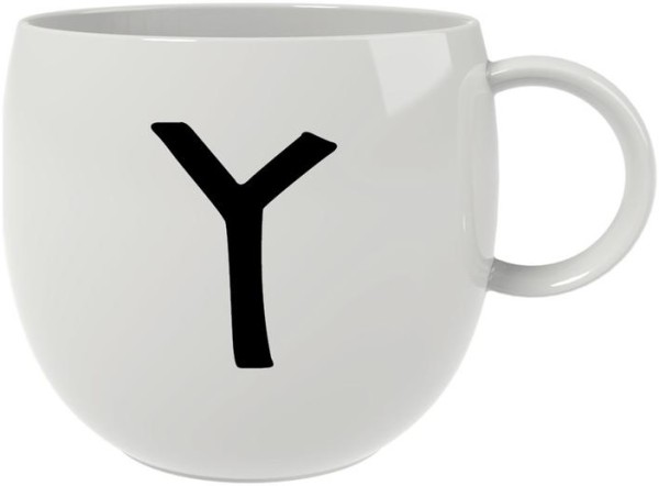 like. by Villeroy & Boch Letters Becher Y   A U S L A U F !