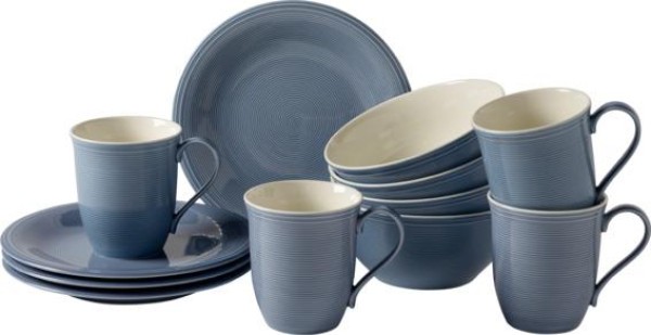 like. by Villeroy & Boch Color Loop Horizon Frühstücks-Set 12tlg.